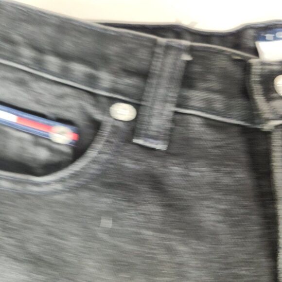 Vintage Tommy Hilfiger Black Jeans Size 7/28 - Picture 5 of 7